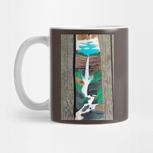 Deer at the waterfall Mug